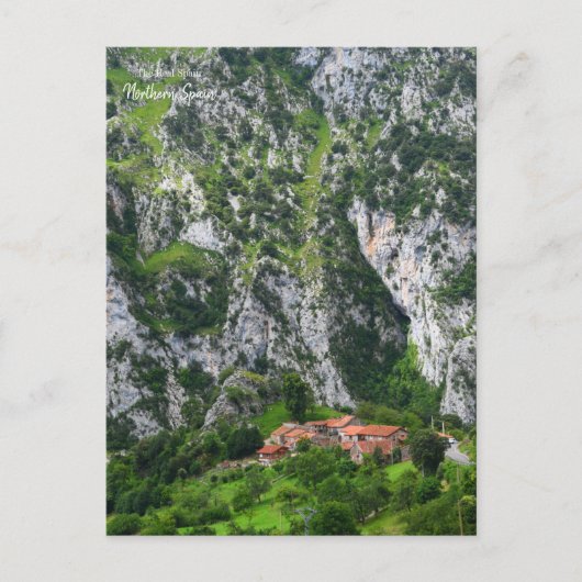 Prachtige Noord-Spanje Asturië regio Briefkaart (Voorkant)