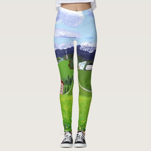 Prachtige Noorwegen Leggings (Voorkant)