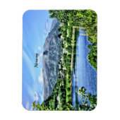 Prachtige Noorwegen, schilderachtig landschap Magneet (Verticaal)