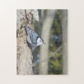 Prachtige Nuthatch Puzzel Legpuzzel (Verticaal)