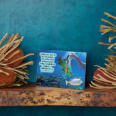 Prachtige oceaan Schrift Plaque Mattheüs 7:1-2 Fotoplaat (Zijkant)