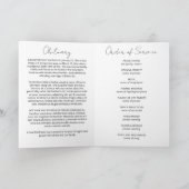 Prachtige Ocean Beach Viering van het leven Begraf Programma (Binnen)