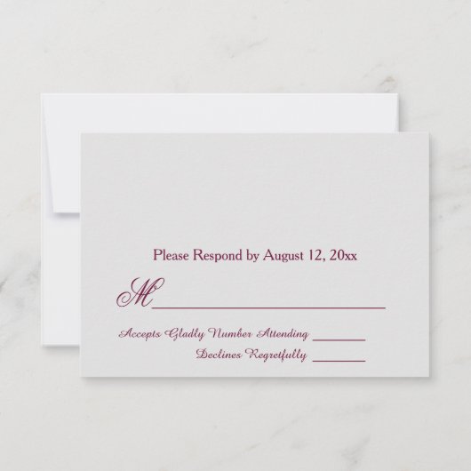 Prachtige Ocean RSVP (Achterkant)