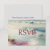 Prachtige Ocean RSVP (Voorkant / Achterkant)