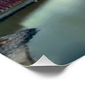 Prachtige ochtendreflecties op het uitzicht en de perfect poster (Hoek)
