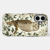 Prachtige Oeral Uil en Magnolia bloesems Case-Mate iPhone Case (Achterkant (horizontaal))