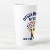 Prachtige offerte voor de behandeling bij ingebrui latte mok (Voorkant)