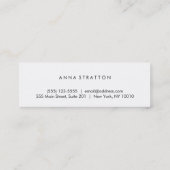 Prachtige ogen Roze as en Brows Mini Visitekaartje (Achterkant)