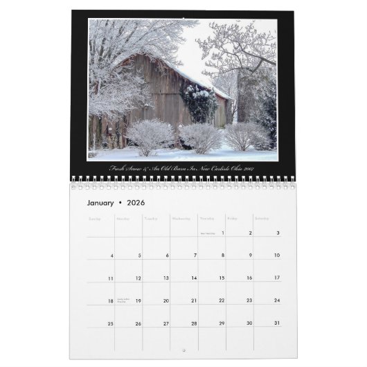 Prachtige Ohio 2017-agenda van Thomas Minutolo Kalender (Jan 2026)