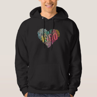 Prachtige oktober 1990 Meisje Legendarisch & Gewel Hoodie