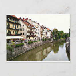 Prachtige oldtimers reizen Europa briefkaart