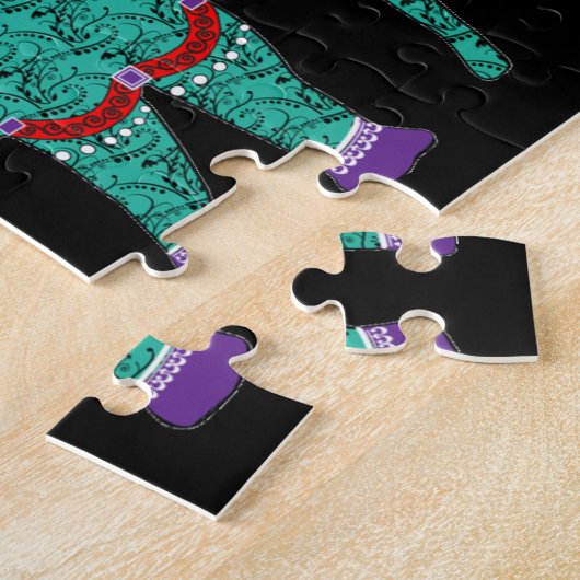 Prachtige  olifant legpuzzel (Zijkant)