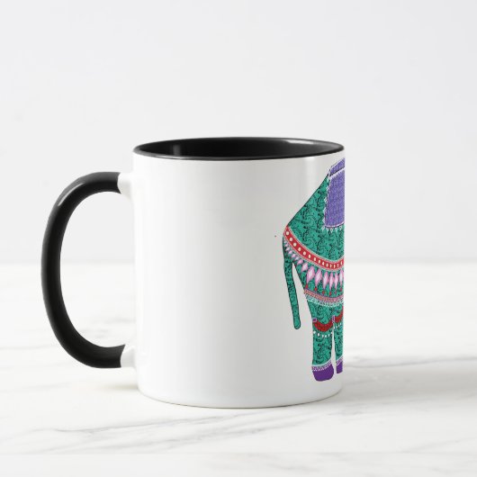 Prachtige  olifant mok (Links)