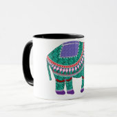 Prachtige  olifant mok (Voorkant links)