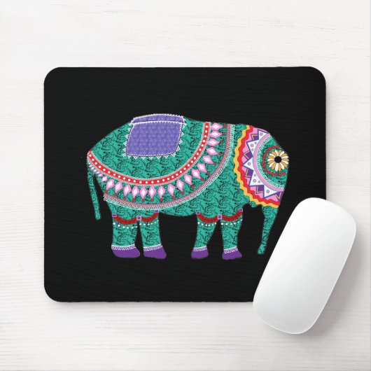 Prachtige  olifant muismat (Met muis)