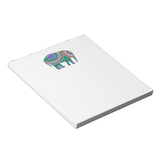 Prachtige  olifant notitieblok (Schuin)