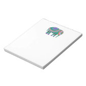 Prachtige olifant notitieblok (Linkerzijde)