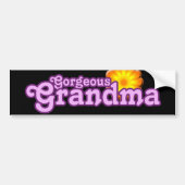 Prachtige oma bumpersticker (Voorkant)