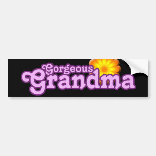 Prachtige oma bumpersticker