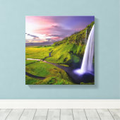 Prachtige omgeving canvas afdruk (Insitu (Houten vloer))