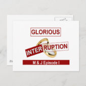 Prachtige Onderbreking: Een Gouden Begin Briefkaart (Voorkant / Achterkant)