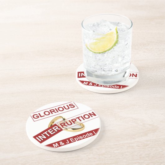 Prachtige onderbreking Leuke dag Betere nacht  cad Zandsteen Onderzetter (Zijkant)