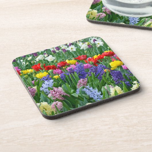 Prachtige onderzetter van de lentestuin (Linkerzijde)