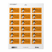 Prachtige one of a kind adresetiketten Halloween Etiket (Full Sheet)