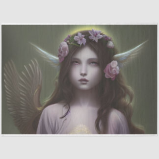 Prachtige  ontkoppeling van Floral Angel Tissuepapier