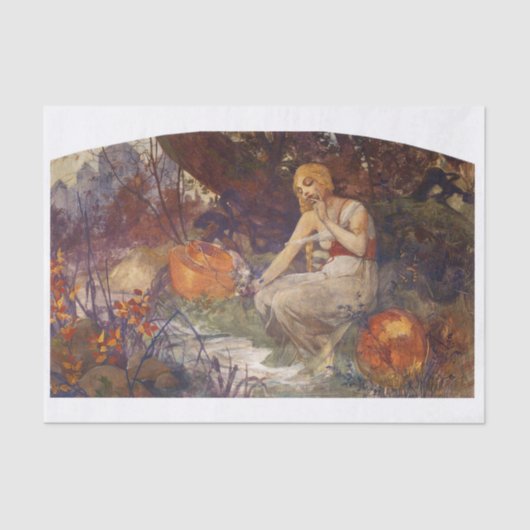 Prachtige  ontkoppeling van kunstwerken tissuepapier (Voorkant)