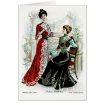 Prachtige  ontwerper van 1900 voor vrouwen