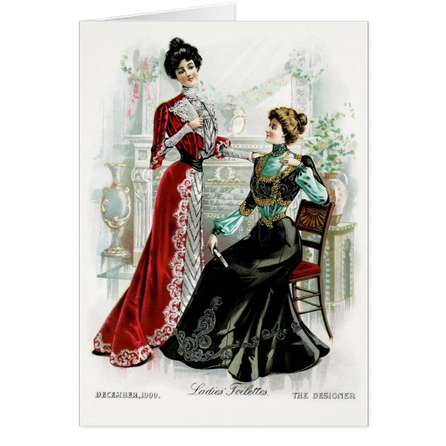 Prachtige  ontwerper van 1900 voor vrouwen (Voorkant)