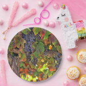 Prachtige oogst van wijn uit wijngaarden Picnic Pa Papieren Bordje (Feest)