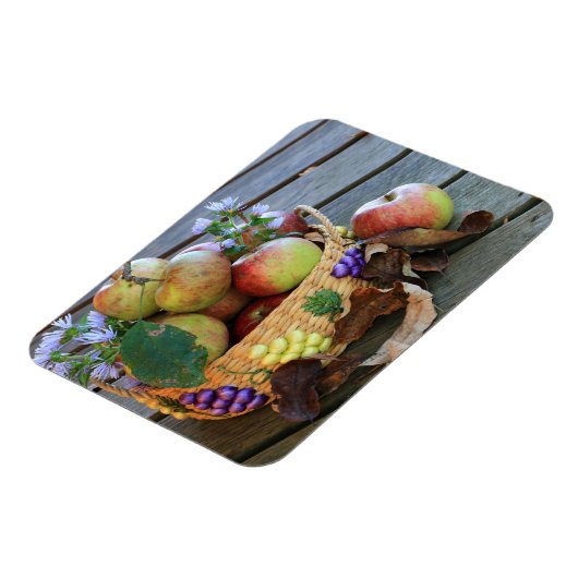 Prachtige oogstmand van Delicious Apples Magneet (Linkerzijde)