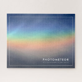 Prachtige oogverblindende regenboog in de wolken legpuzzel