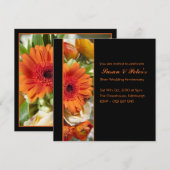 Prachtige Oranje Aansporing van het Jubileum van d Kaart (Voorkant / Achterkant)