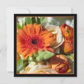 Prachtige Oranje Aansporing van het Jubileum van d Kaart (Achterkant)