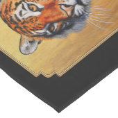 Prachtige Oranje bengachtige tijger Medium Tafelloper (Hoek)