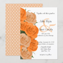 Prachtige Oranje Floral Roos Flower Wedding