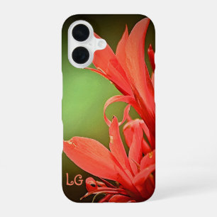 Prachtige Oranje Flower * Hoesje-Mate iPhone Case 16 Hoesje