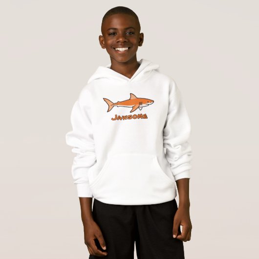 Prachtige oranje Haai (Voorkant volledig)