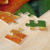 Prachtige oranje luiachtige puzzel (Zijkant)