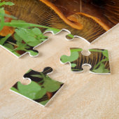 Prachtige Oranje paddenstoel Legpuzzel (Zijkant)