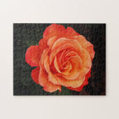 Prachtige oranje printpuzzel voor roos legpuzzel (Horizontaal)