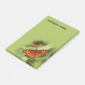 Prachtige Oranje satyr comma Butterfly Post-it® Notes (Schuin)