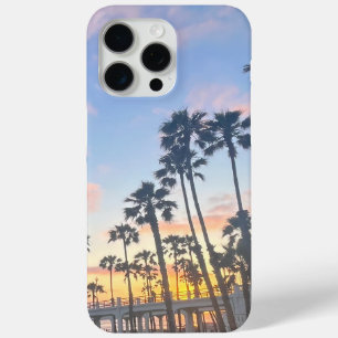 Prachtige Oranje zonsondergang in Oceanside Califo iPhone 15 Pro Max Hoesje