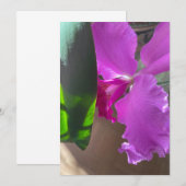 Prachtige Orchidee Bedankkaart (Voorkant / Achterkant)