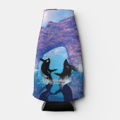 Prachtige orka flesjeskoeler (Voorkant)