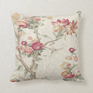 Prachtige oude Antiek Floral Faux-textuur Kussen