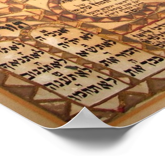 Prachtige oude boom van het Poster van het leven (Hoek)